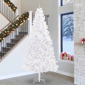 Árbol de Navidad artificial con 300 LED 300 cm PVC y Acero