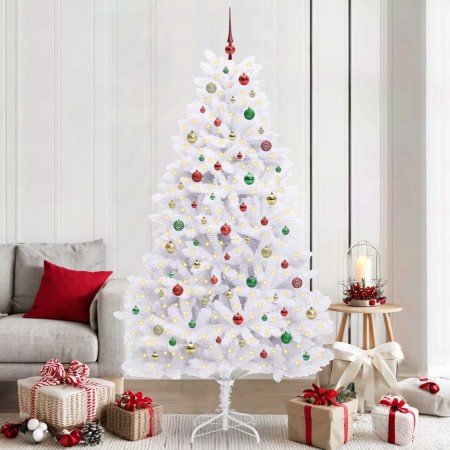 Árbol de Navidad artificial con ramas articuladas 210 cm