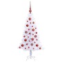 Árbol de Navidad artificial con 150 LED 120 cm PVC y Acero