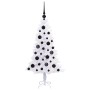 Árbol de Navidad artificial con 150 LED 120 cm PVC y Acero