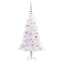 Árbol de Navidad artificial con 150 LED 120 cm PVC y Acero