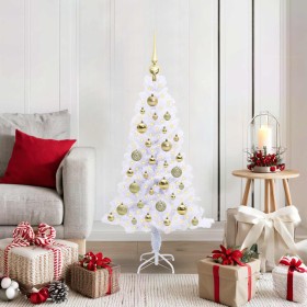 Árbol de Navidad artificial con 150 LED 120 cm PVC y Acero