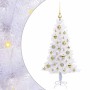 Árbol de Navidad artificial con 150 LED 120 cm PVC y Acero