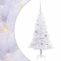 Árbol de Navidad artificial con 150 LED 120 cm PVC y Acero