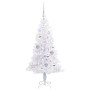 Árbol de Navidad artificial con 150 LED 120 cm PVC y Acero