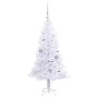 Árbol de Navidad artificial con 150 LED 120 cm PVC y Acero