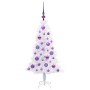 Árbol de Navidad artificial con 150 LED 120 cm PVC y Acero