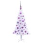 Árbol de Navidad artificial con 150 LED 120 cm PVC y Acero