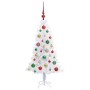 Árbol de Navidad artificial con 150 LED 120 cm PVC y Acero