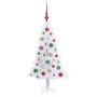 Árbol de Navidad artificial con 150 LED 120 cm PVC y Acero