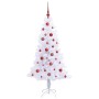 Árbol de Navidad artificial con 150 LED 150 cm PVC y Acero
