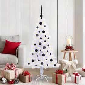 Árbol de Navidad artificial con 150 LED 150 cm PVC y Acero