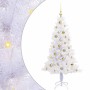 Árbol de Navidad artificial con 150 LED 150 cm PVC y Acero