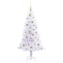 Árbol de Navidad artificial con 150 LED 150 cm PVC y Acero