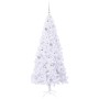 Árbol de Navidad artificial con 300 LED 180 cm PVC y Acero