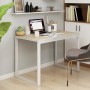 Computerschreibtisch aus weißem und Eichen-Engineer-Holz von vidaXL, Schreibtische - Ref: Foro24-30198, Preis: 118,73 €, Raba...