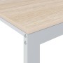 White and oak wood computer desk by vidaXL, Desks - Ref: Foro24-30198, Price: 118,73 €, Discount: %