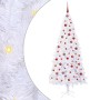 Árbol de Navidad artificial con 300 LED 210 cm PVC y Acero