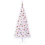 Árbol de Navidad artificial con 300 LED 210 cm PVC y Acero