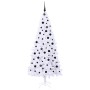 Árbol de Navidad artificial con 300 LED 210 cm PVC y Acero