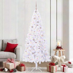 Árbol de Navidad artificial con 300 LED 210 cm PVC y Acero en Arboles de navidad | Comprar online en Foro24