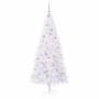 Árbol de Navidad artificial con 300 LED 210 cm PVC y Acero