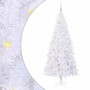 Árbol de Navidad artificial con 300 LED 210 cm PVC y Acero