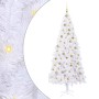 Árbol de Navidad artificial con 300 LED 210 cm PVC y Acero