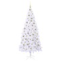 Árbol de Navidad artificial con 300 LED 210 cm PVC y Acero