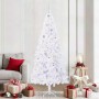 Árbol de Navidad artificial con 300 LED 210 cm PVC y Acero