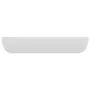 Lavabo de lujo de cerámica rectangular blanco mate 71x38 cm de vidaXL, Lavabos - Ref: Foro24-146954, Precio: 100,68 €, Descue...