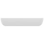 Matte white rectangular ceramic luxury washbasin 71x38 cm by vidaXL, Sinks - Ref: Foro24-146954, Price: 102,11 €, Discount: %