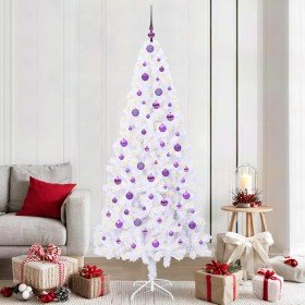 Árbol de Navidad artificial con 300 LED 210 cm PVC y Acero en Arboles de navidad | Comprar online en Foro24