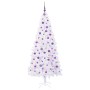 Árbol de Navidad artificial con 300 LED 210 cm PVC y Acero