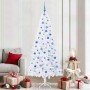 Árbol de Navidad artificial con 300 LED 210 cm PVC y Acero