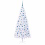 Árbol de Navidad artificial con 300 LED 210 cm PVC y Acero