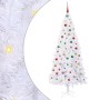 Árbol de Navidad artificial con 300 LED 210 cm PVC y Acero