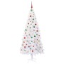 Árbol de Navidad artificial con 300 LED 210 cm PVC y Acero