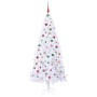 Árbol de Navidad artificial con 300 LED 210 cm PVC y Acero