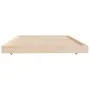 Solid pine wood bed frame 80x200 cm by vidaXL, Beds and slatted bases - Ref: Foro24-823499, Price: 67,91 €, Discount: %