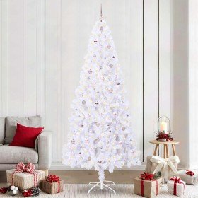 Árbol de Navidad artificial con 300 LED 240 cm PVC y Acero