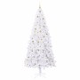 Árbol de Navidad artificial con 300 LED 240 cm PVC y Acero