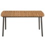 Set de muebles de comedor de jardín 5 piezas ratán PE negro de vidaXL, Conjuntos de jardín - Ref: Foro24-3072497, Precio: 259...