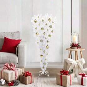 Árbol de Navidad artificial con 150 LED 120 cm PVC y Acero en Arboles de navidad | Comprar online en Foro24