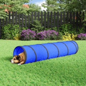 Túnel para perros poliéster azul Ø40x200 cm