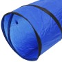 Túnel para perros poliéster azul Ø40x200 cm