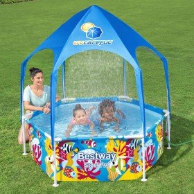 Bestway Piscina desmontable para niños Steel Pro UV Careful