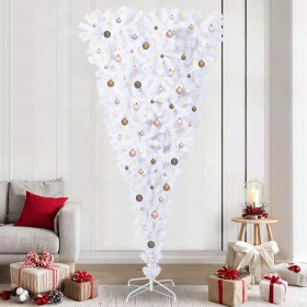 Árbol de Navidad artificial con 300 LED 240 cm PVC y Acero