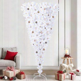 Árbol de Navidad artificial con 300 LED 240 cm PVC y Acero