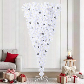 Árbol de Navidad artificial con 300 LED 240 cm PVC y Acero